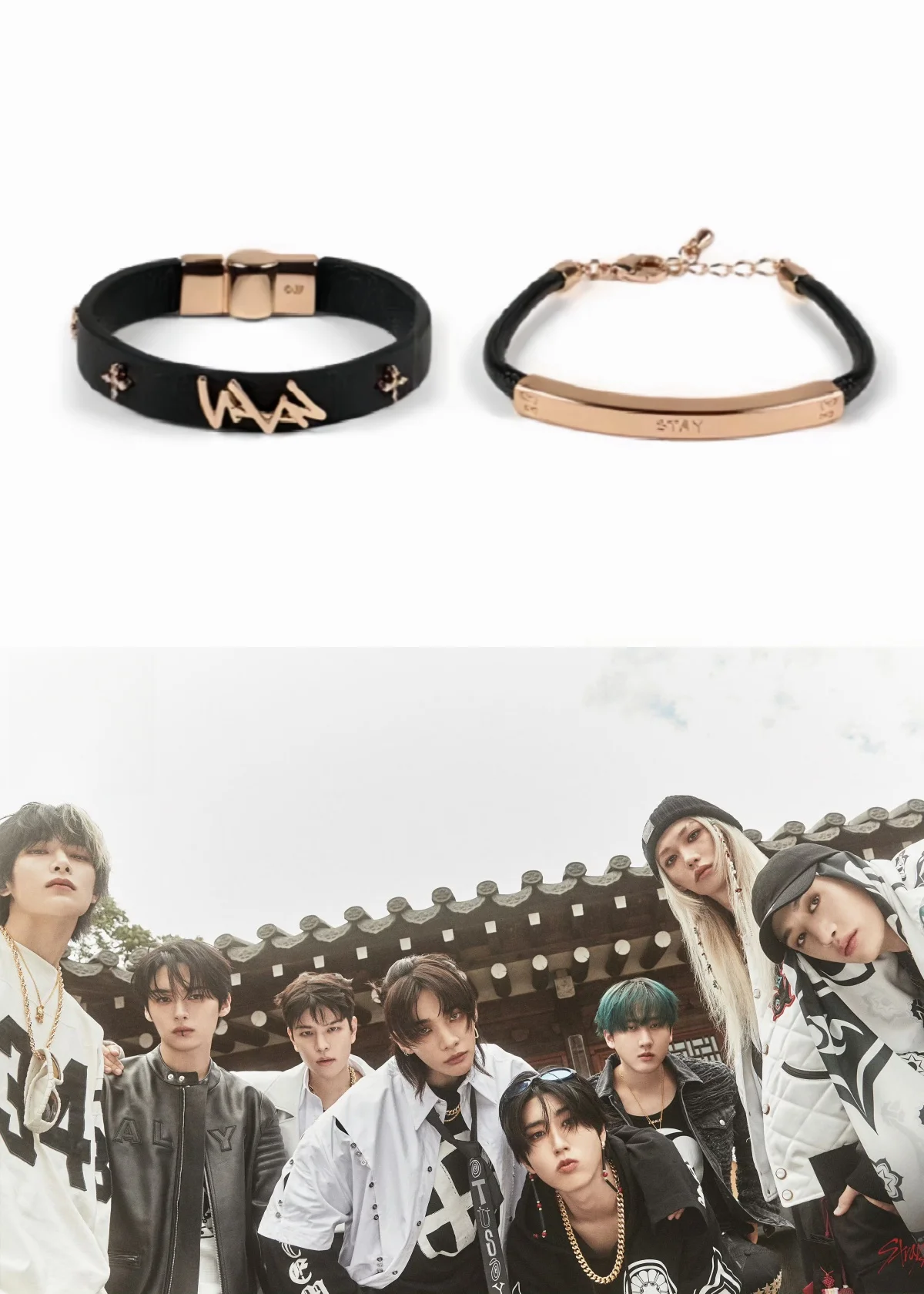 STAY Exclusive Kpop Idol Felix LeeKnow HyunJin Official Bracelet BangChan Han I.N ChangBin SeungMin Concert Wrist Accessories