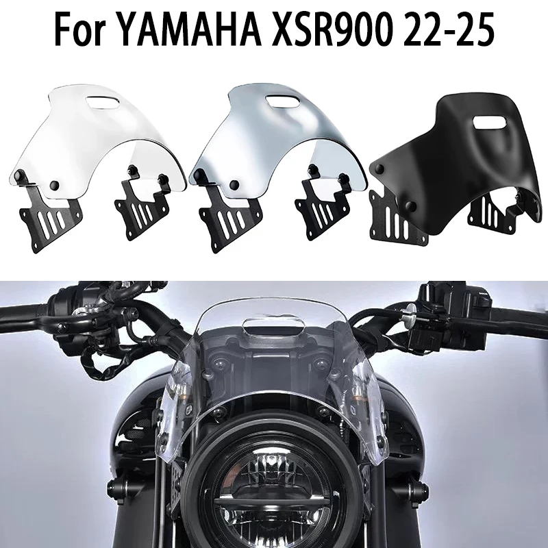 

New Accessories For YAMAHA XSR900 XSR 900 2022 2023 Cockpit Visor Headlight Cowl Windscreen Windshield Shield Motorcycle