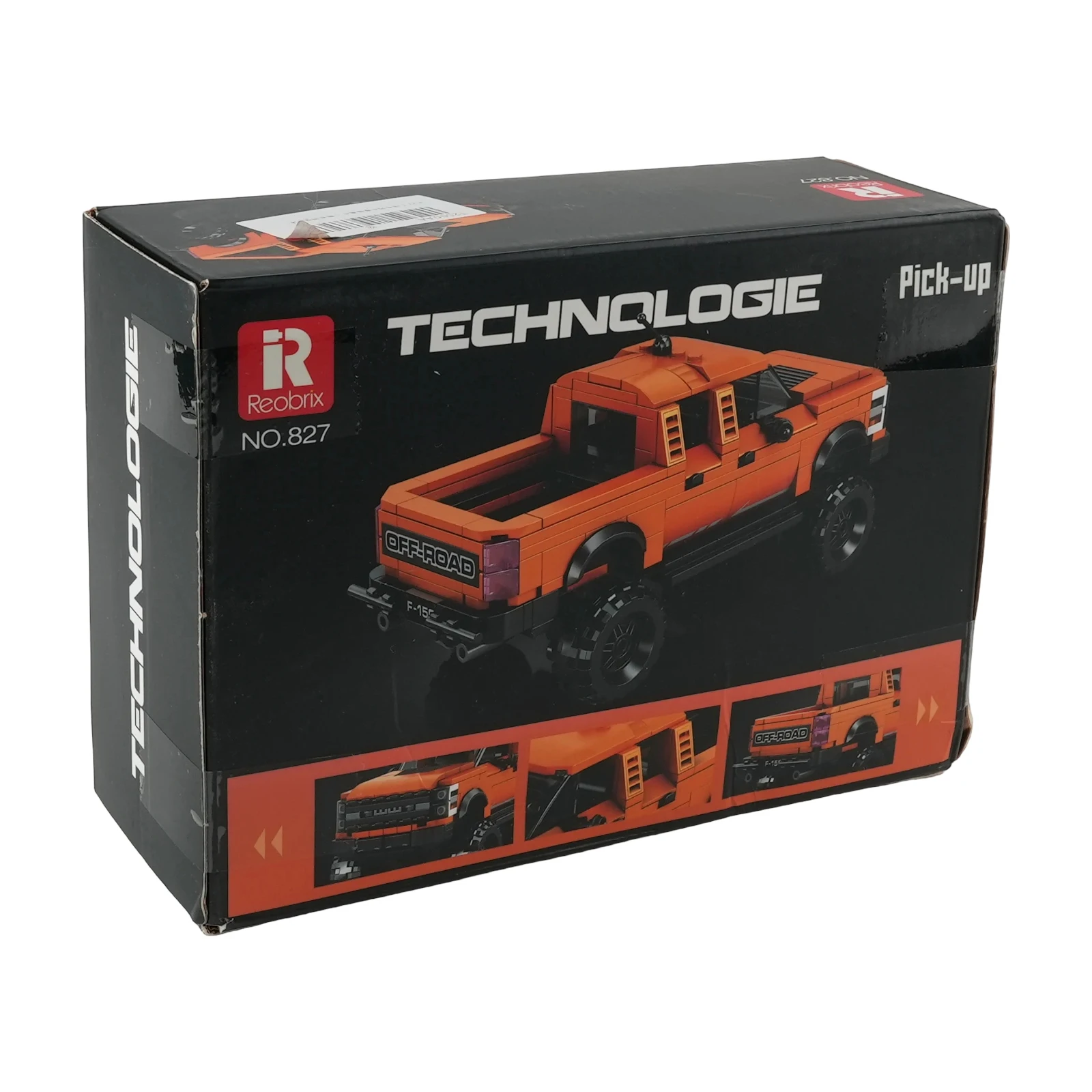 Kit de construction de maquettes de voiture à 8 grilles, petit bloc de briques, jouet d'assemblage créatif, 827