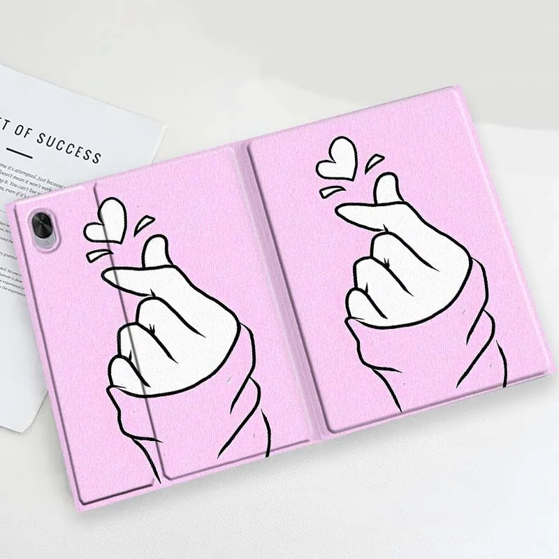 Cartoon Heart Line Butterfly Soft For Huawei MediaPad 11 M5 M6 ES Pro M5Lite Honor Pad V7 V8 X7 X8 X9 GT Pro Tab Tablet Case