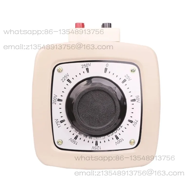 TDGC2-1KVA 0-300V Adjustable AC Voltage Regulator Single Phase 100% Copper Contactor Household Temperature Control view 4