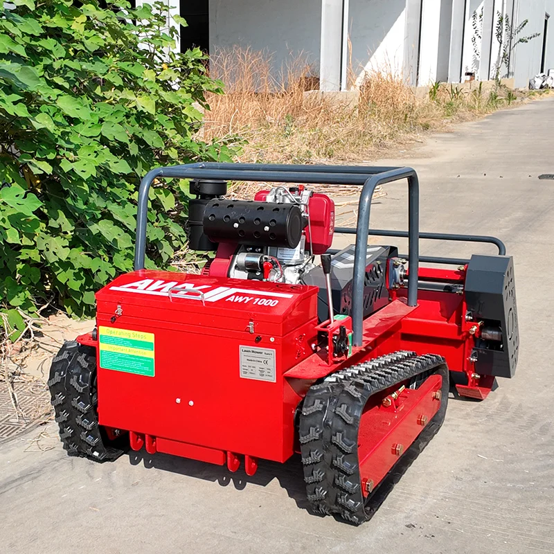 荒地用リモートコントロール芝刈りロボット向け、カスタマイズ可能な遠隔操作式800mm省力・高効率草刈機