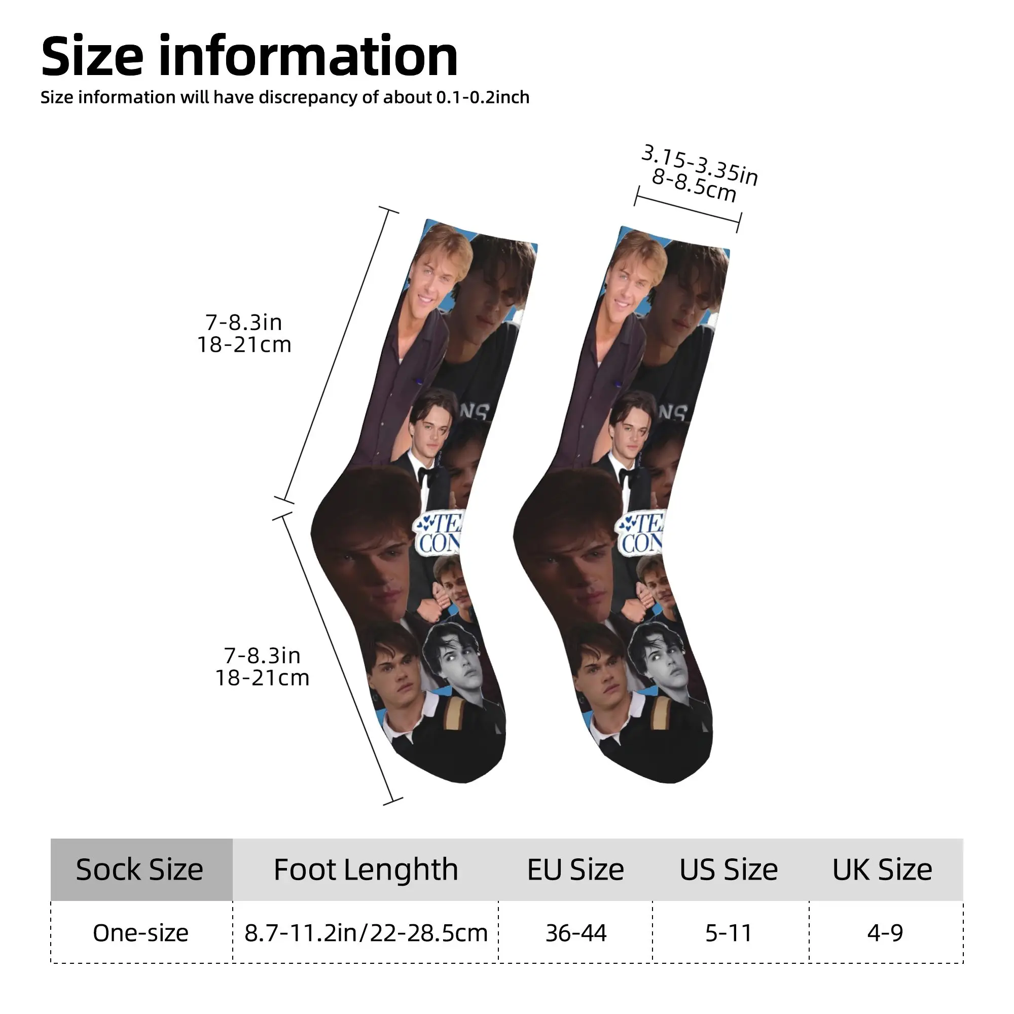 جوارب Cousins Beach Team Conrad The Summer التي تحولت إلى جوارب جميلة للرجال متوسطة النعومة في الهواء الطلق، جوارب رياضية عصرية للربيع مطبوعة