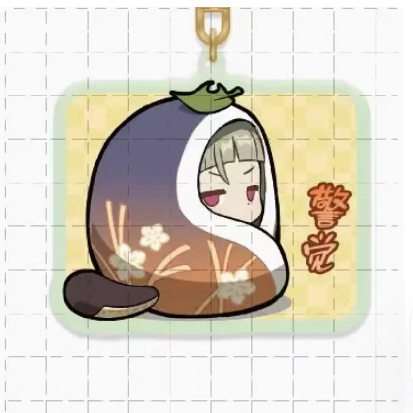 

2024 Anime Genshin Impact Q Version Internet Meme Series Acrylic Pendant Albedo Tartaglia Diona Keychain Official Gift