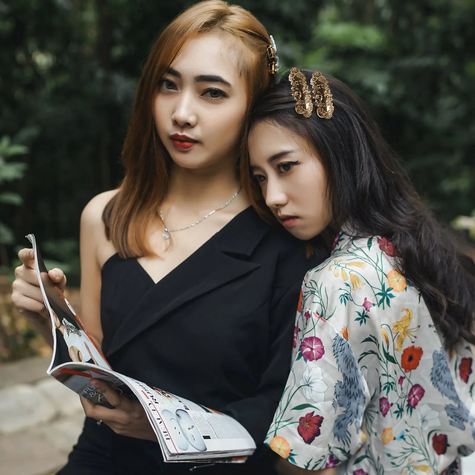 

2Pcs Metal Hair Clips Retro Large Barrettes Alloy Bride Accessories Non Slip Durable Lightweight Hairstyle Embellishment