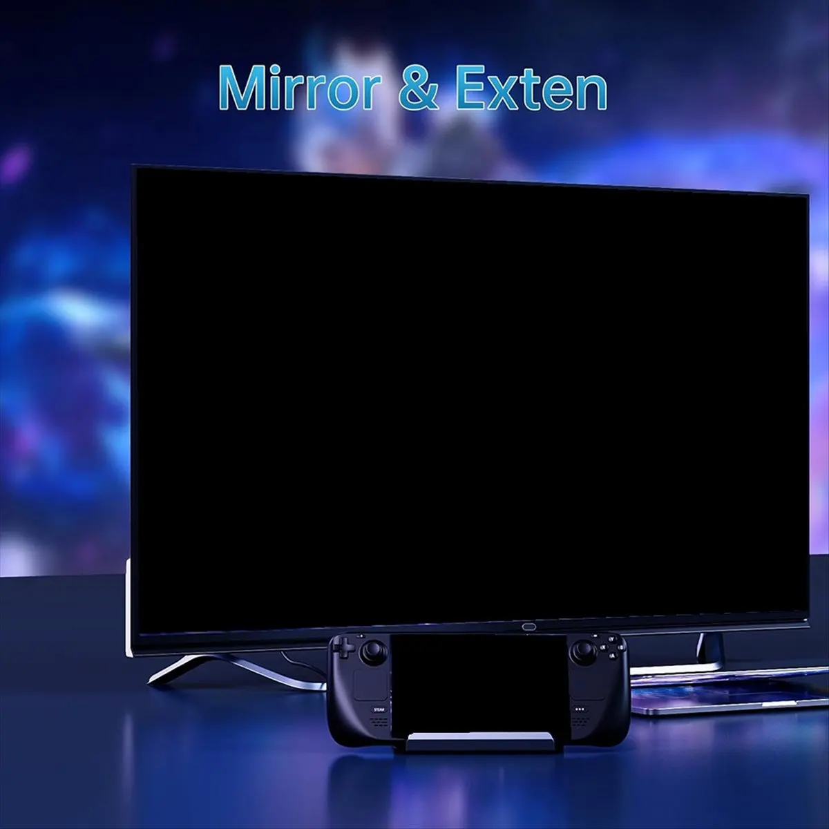 

Док-станция HowAA87 для Steam Deck/ROG Ally/Legion Go, 10-в-1 док-станция с двумя вентиляторами для Steam Deck, Ethernet 1000 Мбит/с, зарядка 3.0 PD100W