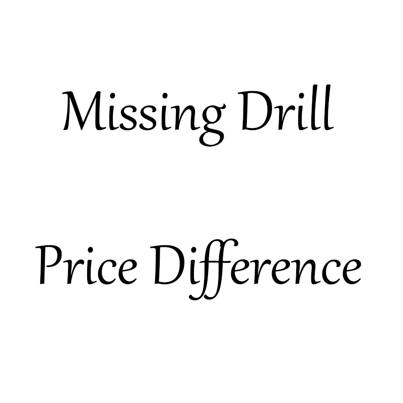 

Link for Missing Drill & Cost Difference