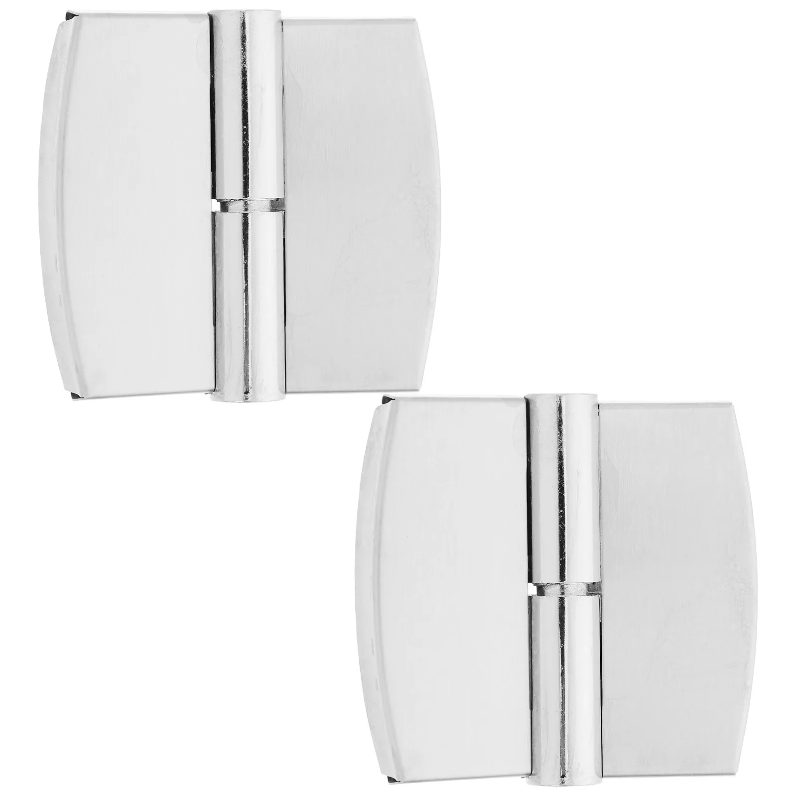 

2Pcs Public Restroom Door Hinges Stainless Steel Heavy Duty Self Closing Offset Design for Toilet Partitions Shopping Mall