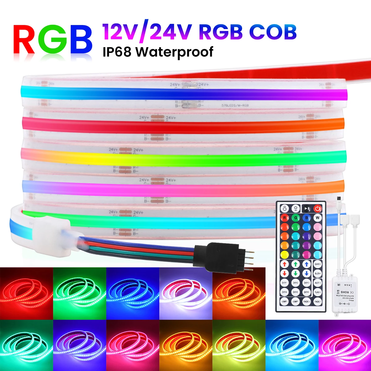 Lampu Strip LED RGB COB dengan - Decor Lighting Hours ulasan dan harga
