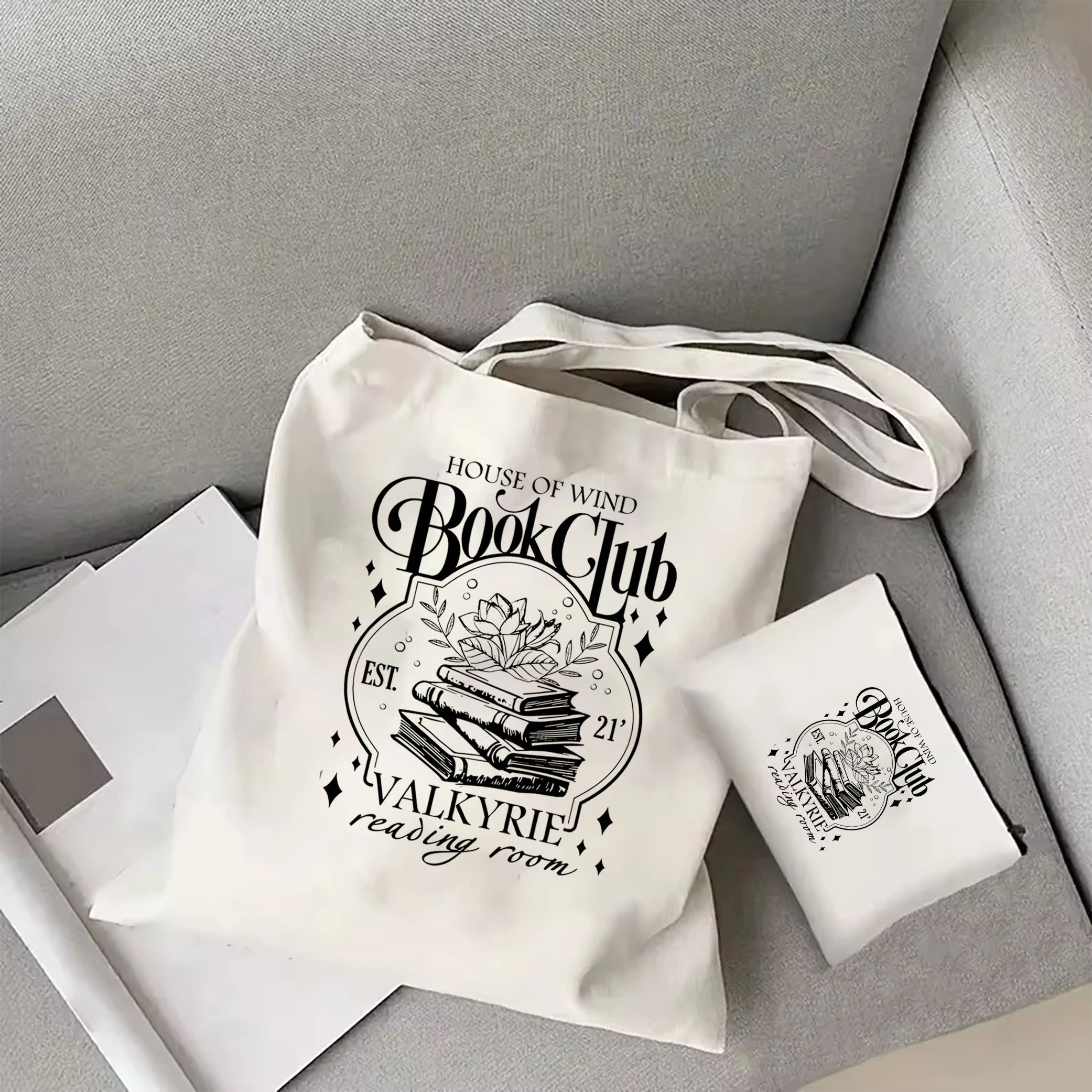 ACOTAR House Of Wind Book Club torba na ramię Night Court Velaris Damska torba na ramię Sarah J Maas Tron szklanej torby SJM merch