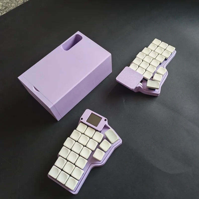 Hot Sale Corne V4.1 Split Mechanical Keyboard Custom Wireless Bluetooth Nice！view Screen Hot-swap Touchpad Mouse ZMK MX Switch - view 2