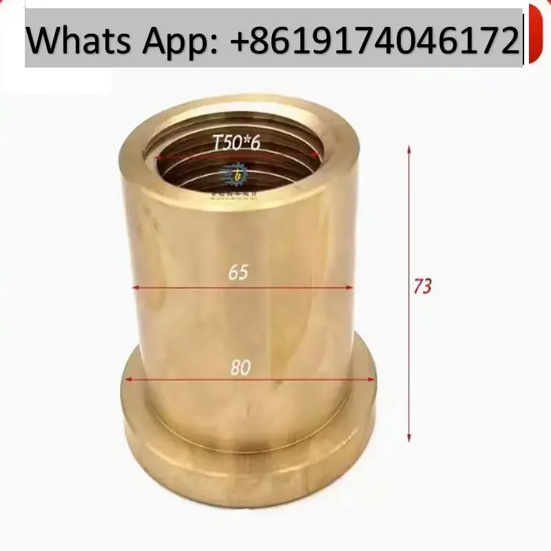 Milling machine accessories X62 worktable 63 horizontal 52 lifting B1-400K vertical nut thread mother with toothed copper sleeve