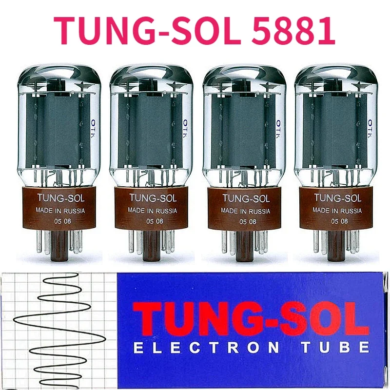 TUNG-SOL 5881 Vacuum Tube Replaces EL34 5881A 6L6 350C 6L6GC 6P3P HIFI Audio Valve Electronic Tube Amplifier Kit DIY