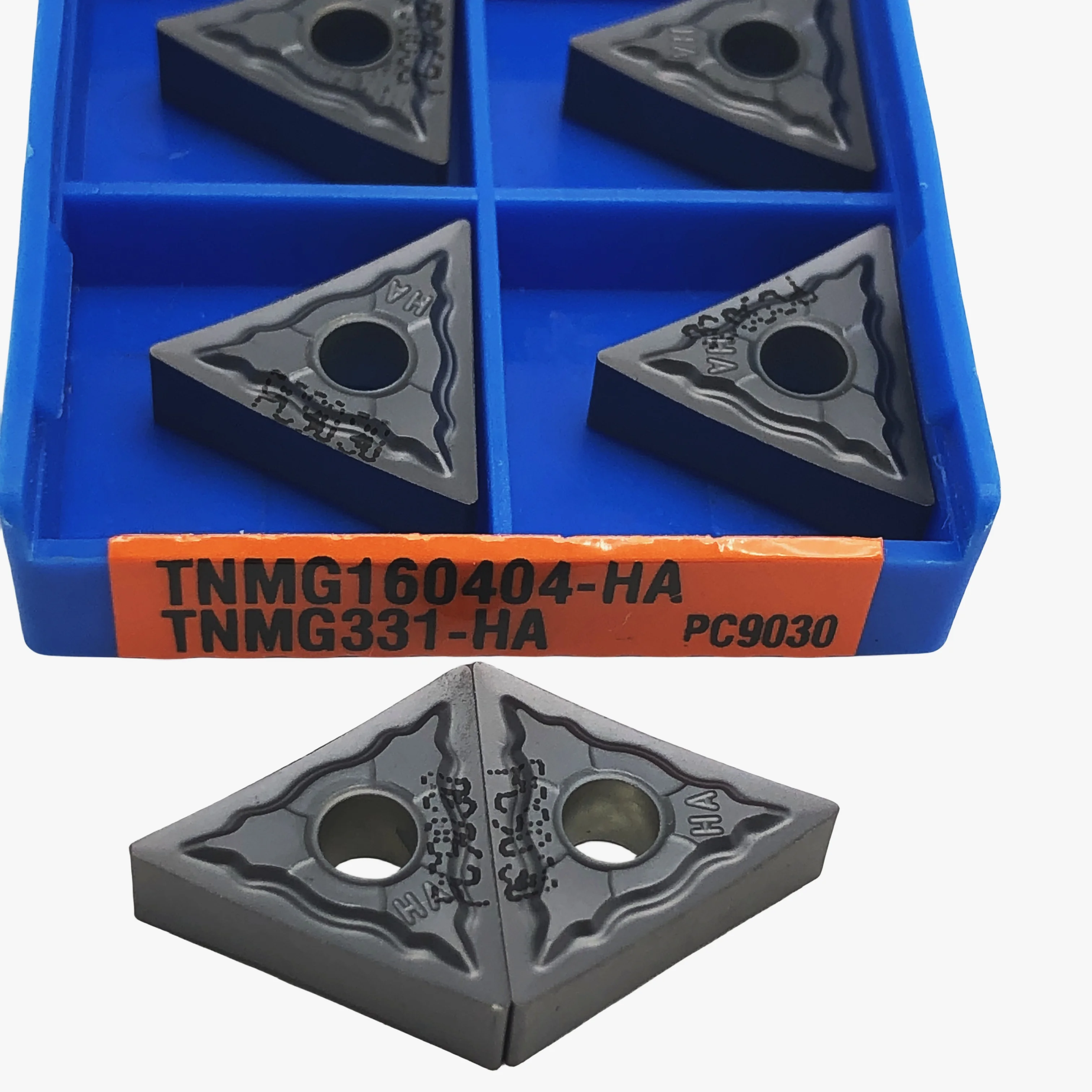 TNMG160404--HA TNMG160408-HA PC9030 100% inserti in metallo duro lavorazione: acciaio inossidabile. Originale TNMG 160404 160408