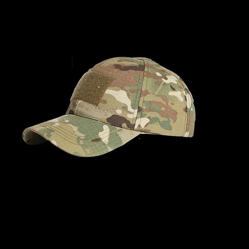 Tactical Hat Men's Baseball Hat Military Enthusiast Outdoor Sunshade Hat Tennis Duck Tongue Hat Velcro Bicycle Riding Hat