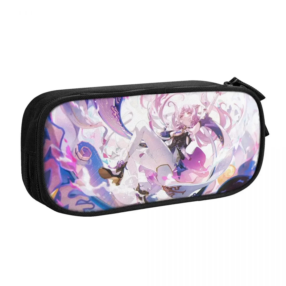 Honkai Star Rail Firefly Character Big Capacity Pencil Pen Case College School Large Storage Bag Pouch Holder Box Organizer