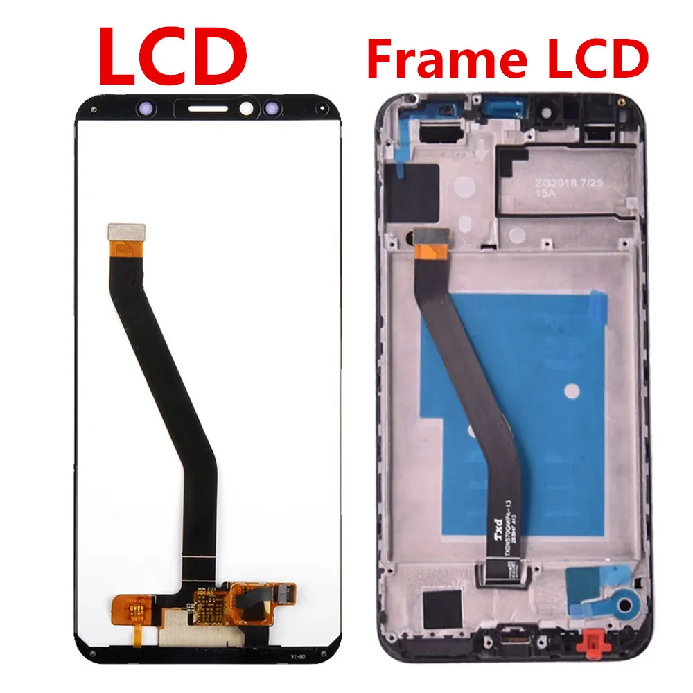 5.7\'\' For Huawei Y6 2018 LCD Display Touch Screen Digitizer For Huawei Y6 Prime 2018 LCD ATU L11 L21 L22 LX1 LX3 L31 L42 Screen