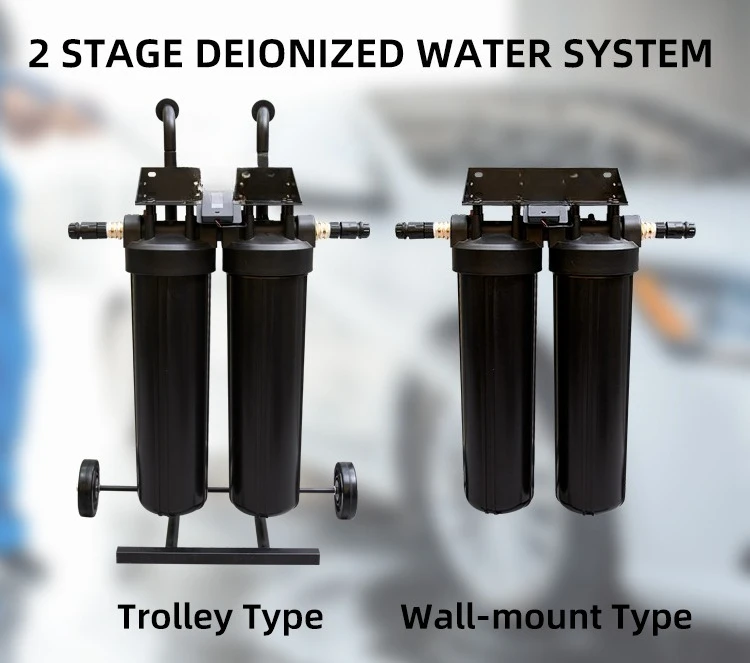 2024 pure water system spotless car wash trolley window cleaning car wash filter DI deionized water system