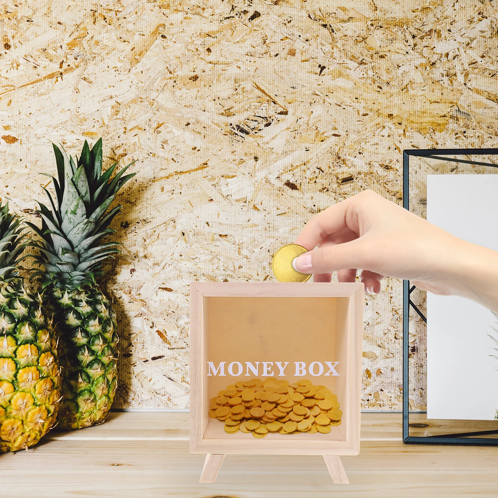 

Piggy Bank Transparent Savings For Adults Savings Jar Coin Box Money Saving Tip Jar For Home Office Festival Gift