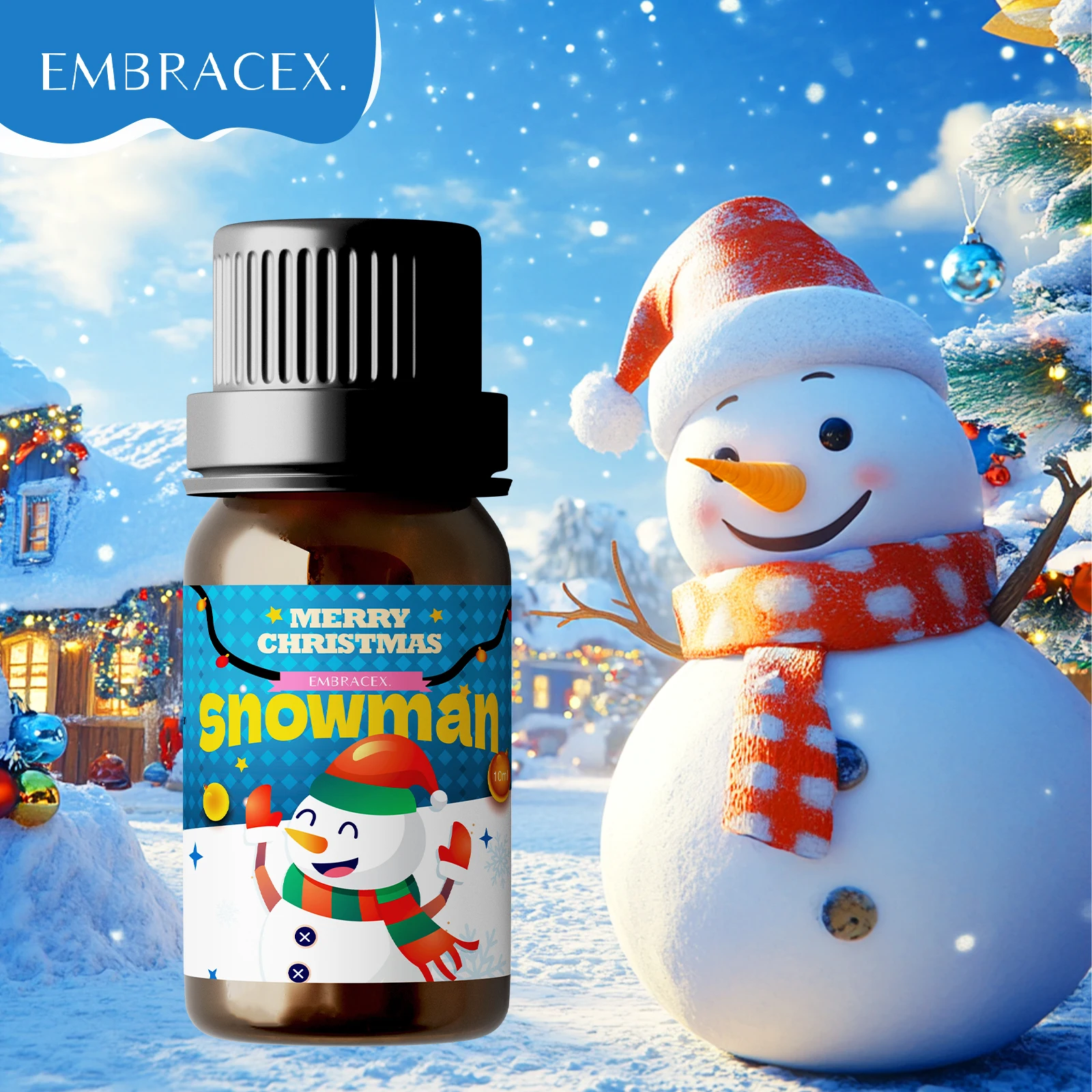 10ml Snowman Fragrance Oils Christmas Atmosphere Christmas Gifts Christmas Soap Making Winter Happy