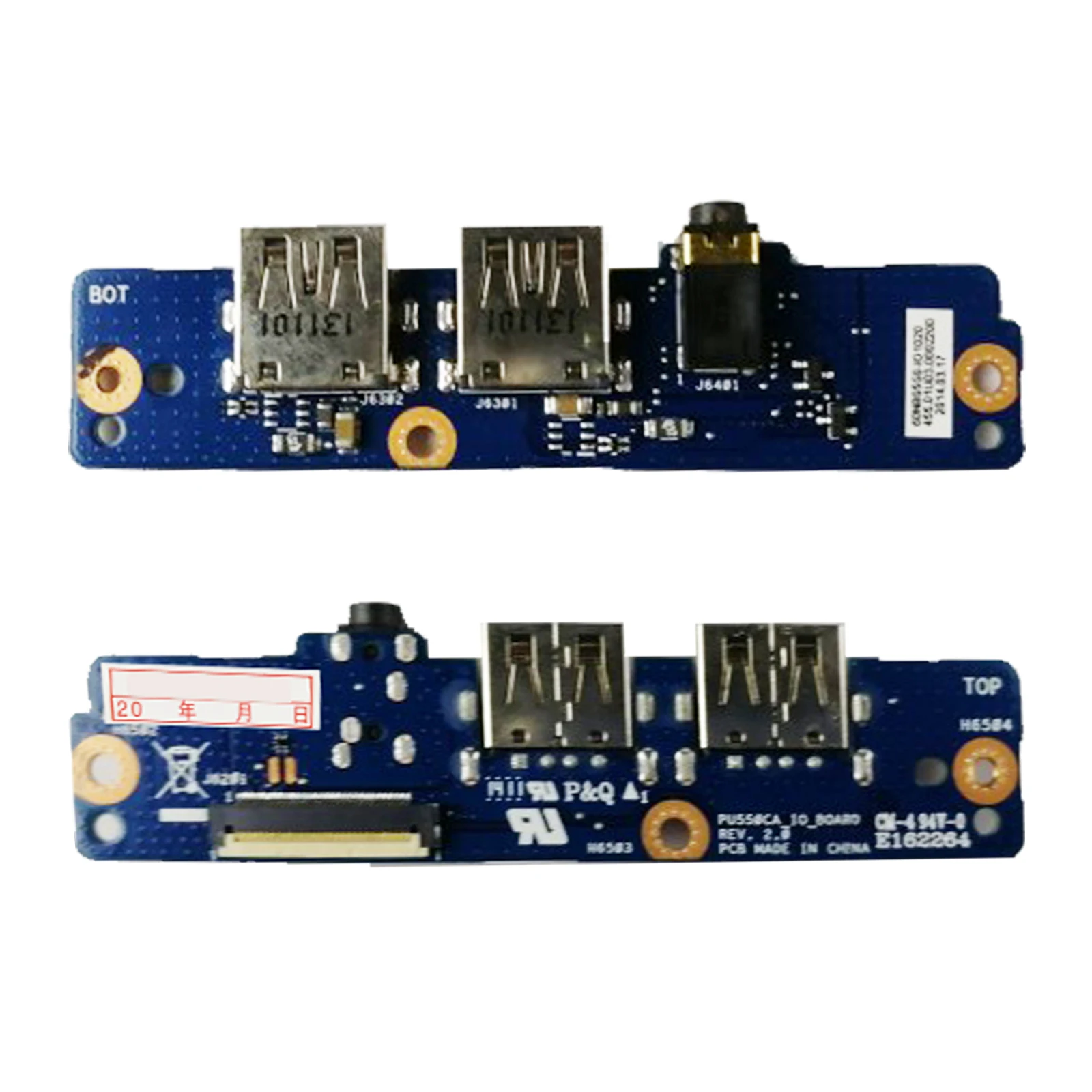 For ASUS PU550 PU550CA PU551LA Laptop USB interface small board PU550CA PU551LA IO BOARD test good Fast Ship