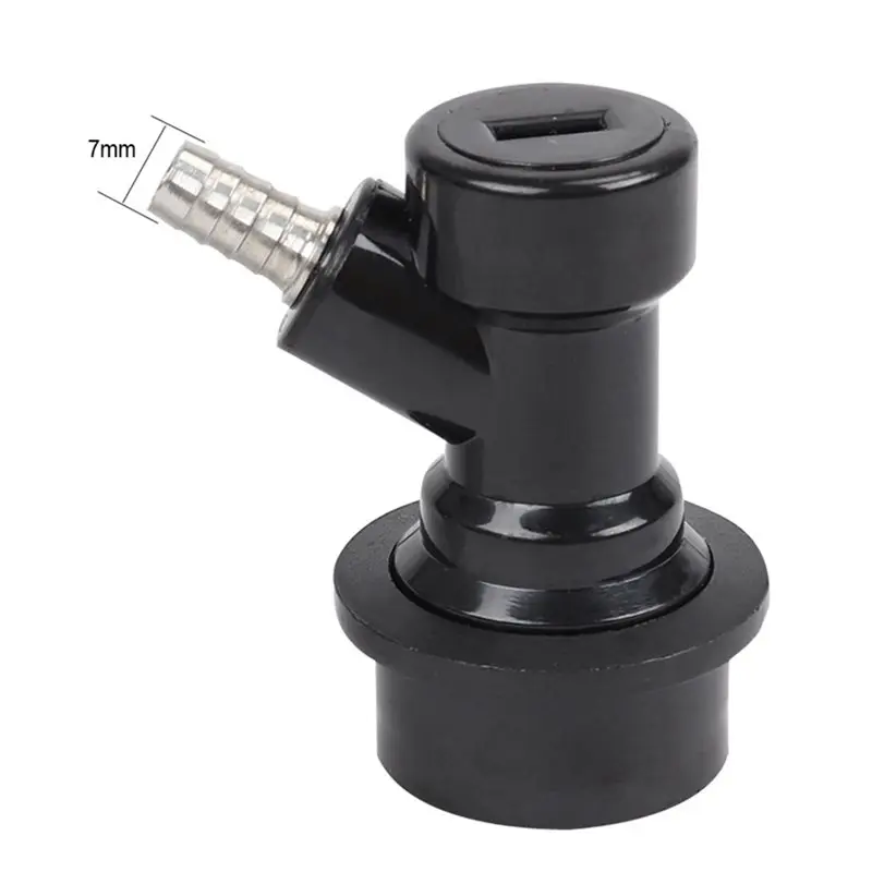 AA94-5X Beer Brewing Carbonation Cap With 5/16Inch Barb Ball Lock Disconnect Set,Fit Cola Soda Beer Most Of Drink PET Bottles