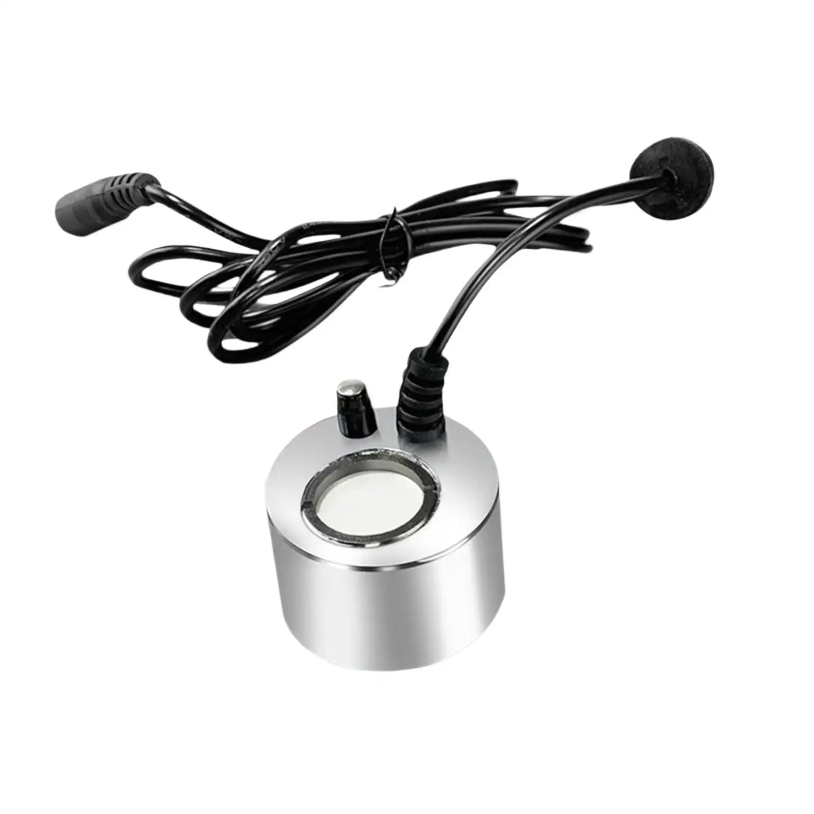 Mini Fog Machine Water Feature Atomizer Ultrasonic Mister for Garden Rockery Vase Halloween Party Small Fountain Decor