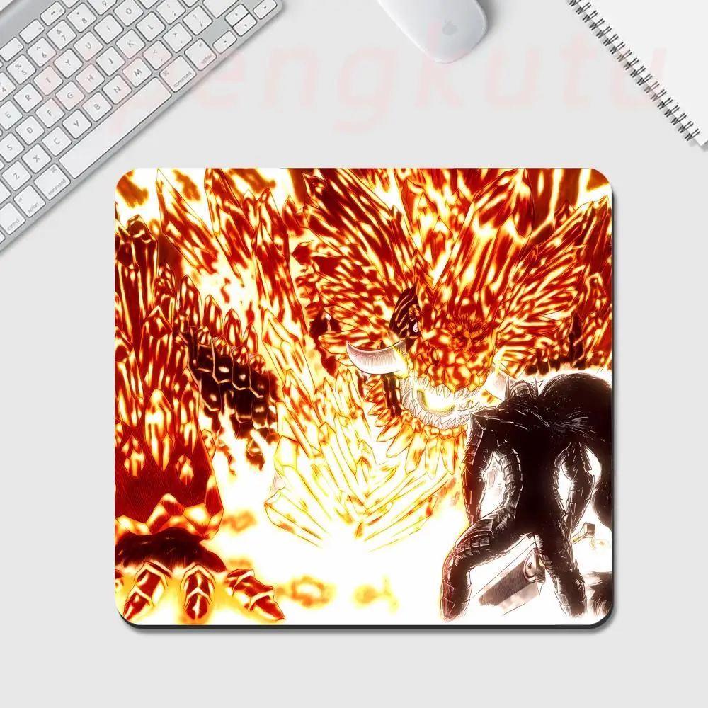 

Berserks small mouse pad animation game e-sports wrist rubber mouse pad office supplies luxury desk accessories