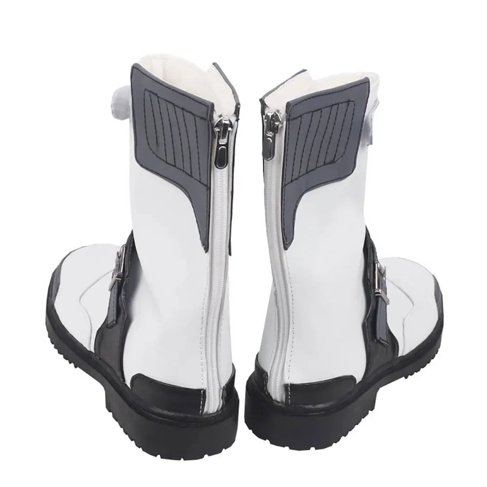 idolish7 Minami Natsume Cosplay Laarzen Aangepaste witte schoenen voor unisex