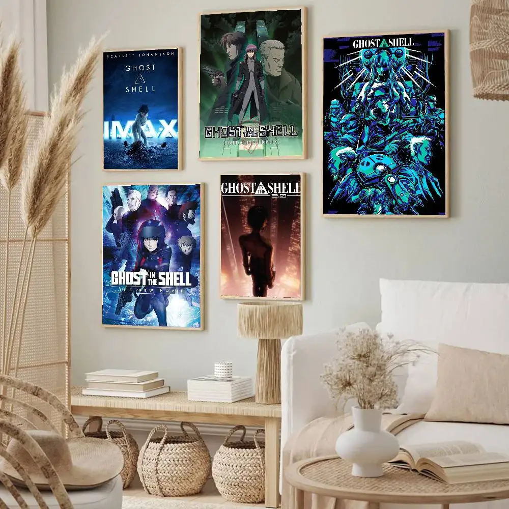 Pósteres de Anime G-Ghost S-Shell para sala de estar, Bar, cafetería, lienzo de calidad, estilo Vintage, pintura de cómics, arte, decoración de pared del hogar, imagen