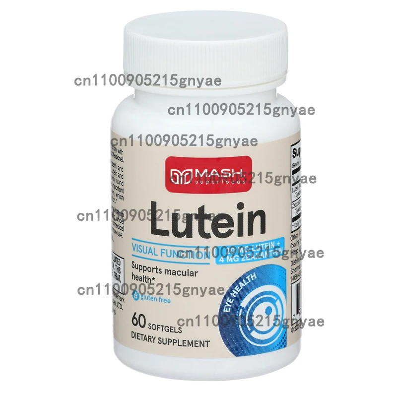 

Lutein Capsules 20mg Zeaxanthin Capsules for Aging Oxidative Relieving Eye Fatigue and Dryness Vision Care Support