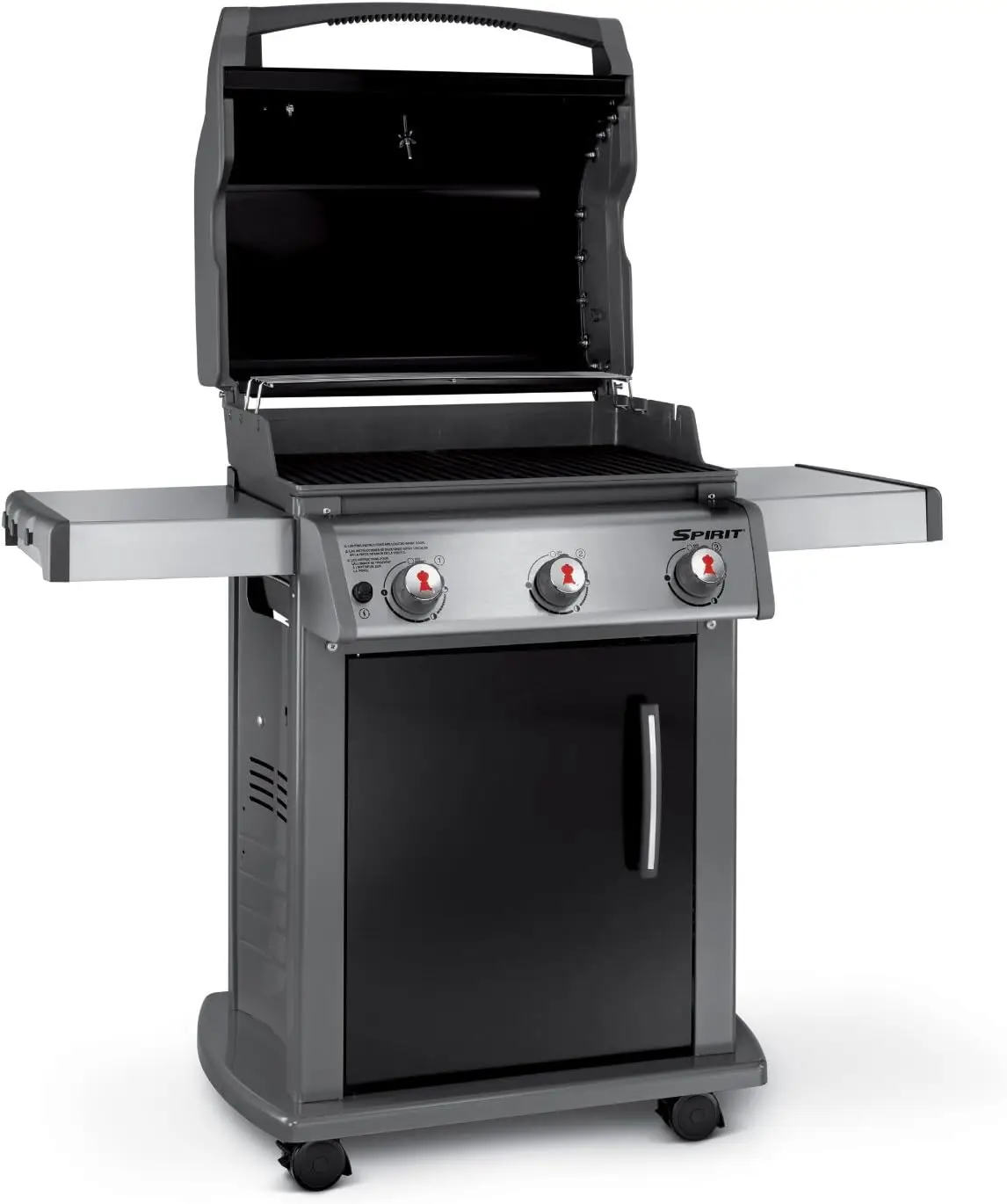 

Gas grill, black 32"D x 52"W x 63"H