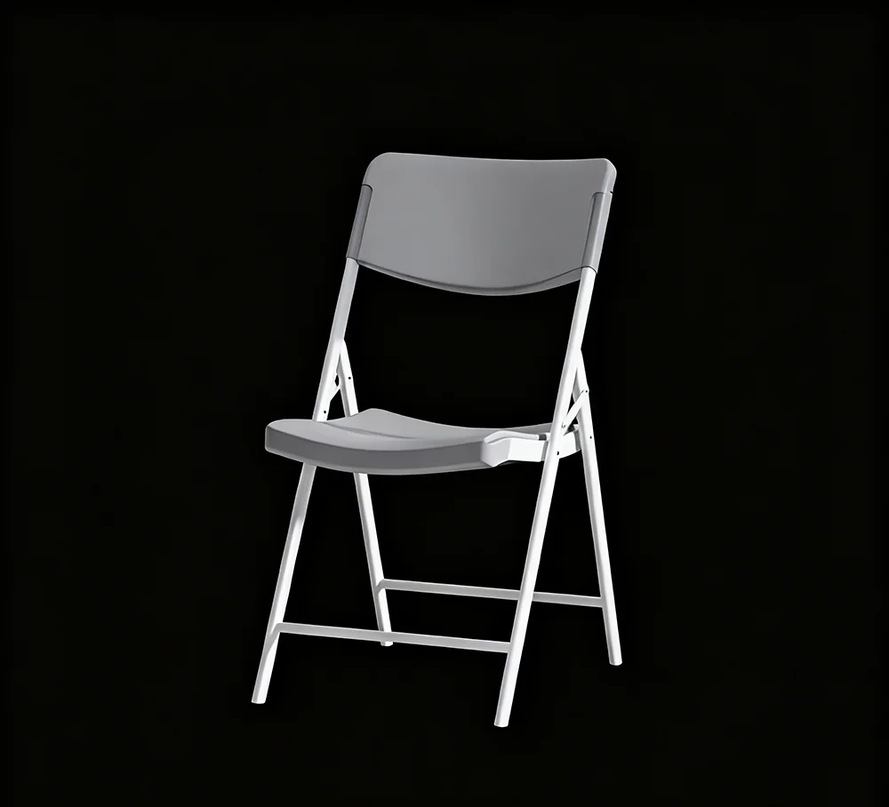 Wholesale Modern Comfortable Waterproof Portable Metal Plastic Folding Chair for Outdoor Dining Hotel Kitchen