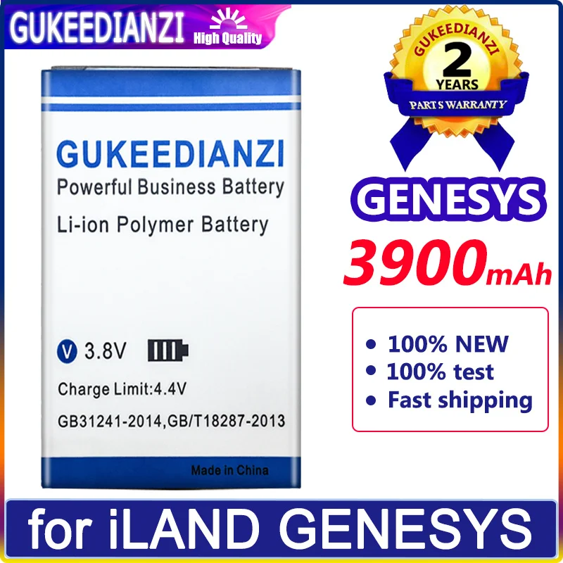 

GUKEEDIANZI Battery 3900mAh for iLAND GENESYS Batteries