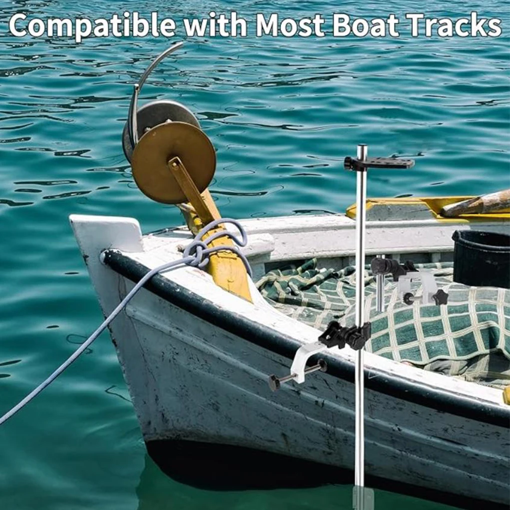 

2026 Universal 360° Rotatable Portable Transducer & Fishfinder Mounting Bracket for All Boats, Kayaks – Lightweight, Adjustable