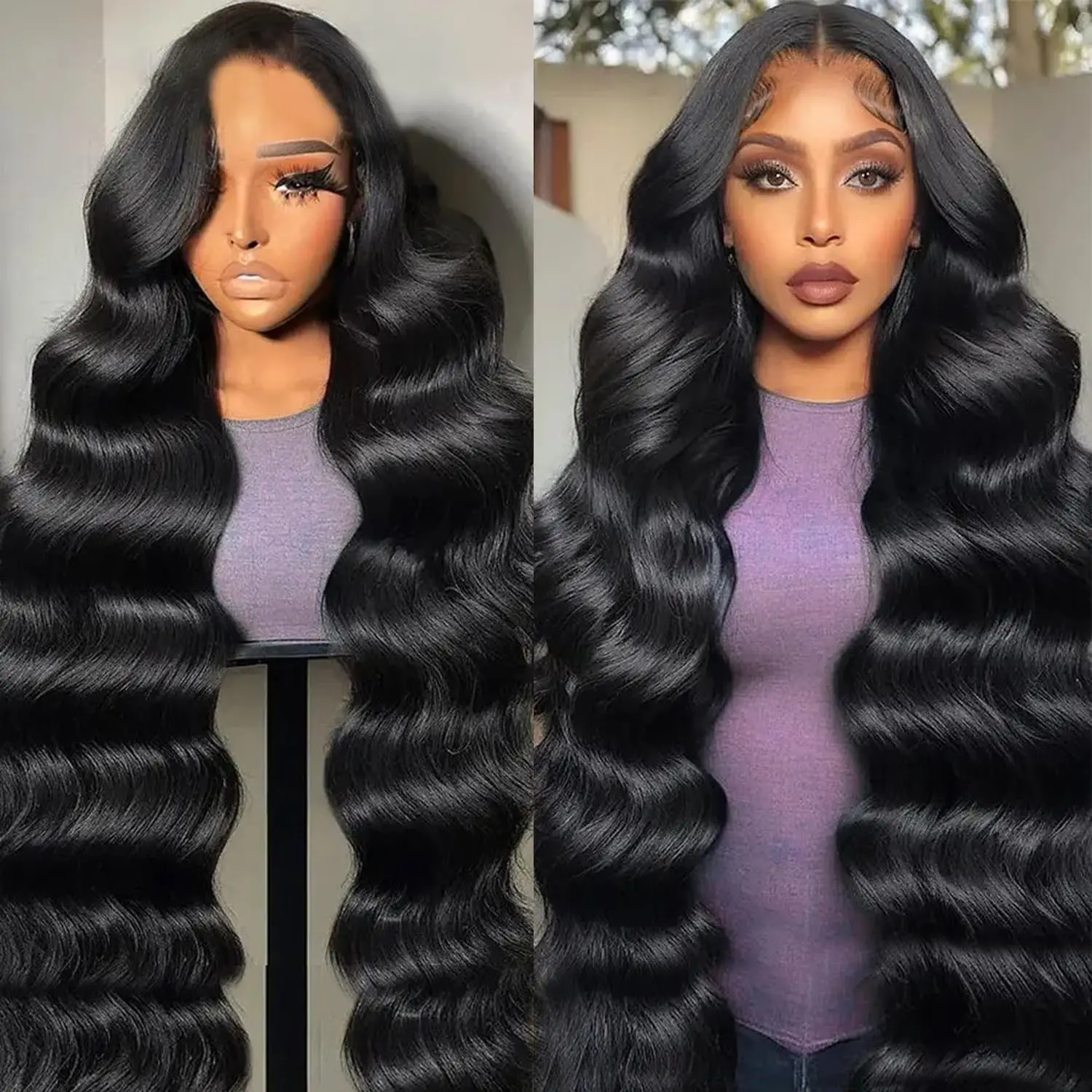 

13x6 Hd Lace Front Wig Human Hair 250 Density Body Wave Human Hair Wigs 30 40 Inch Lace Wigs For Women 13x4 Lace Frontal Wigs