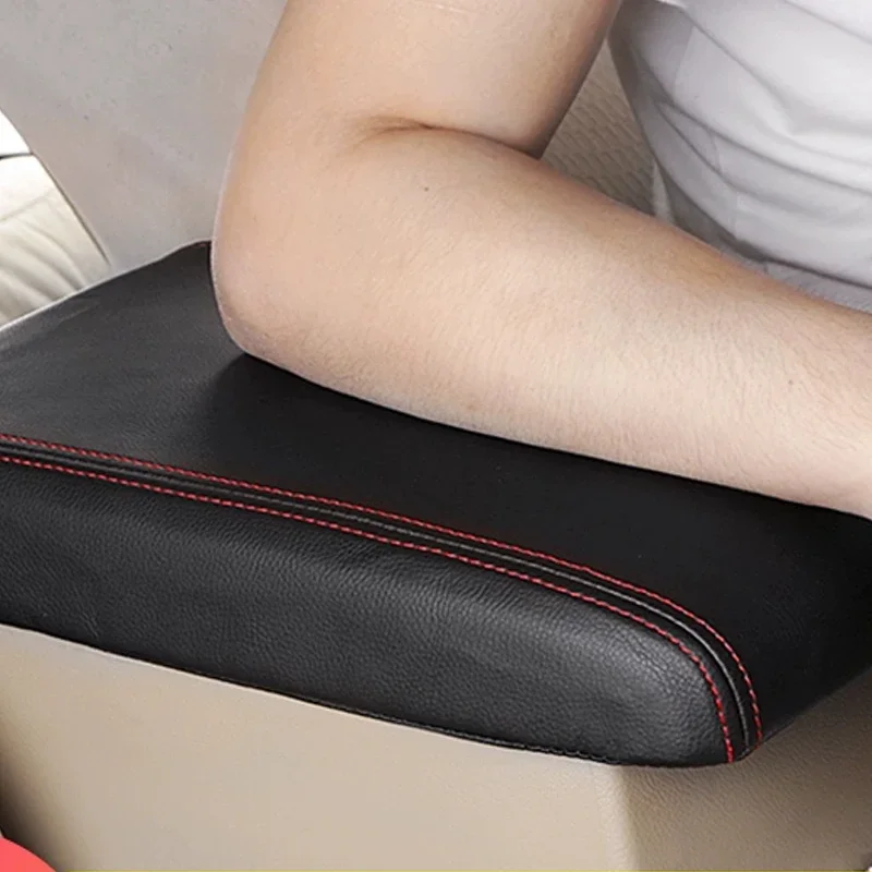 Do Hondy CRV 2018 Akcesoria CR-V 2017 2019 2020 2021 Pokrowiec na podłokietnik konsoli środkowej samochodu Skórzany pokrowiec ochronny — zdjęcie 5