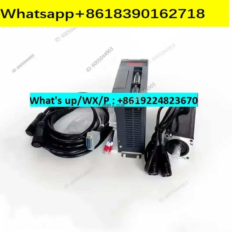 220V 2.39N.m 750W 3000rpm 80ST-M02430 numerical control servo motor drive controller kit NEMA34 with AC driver AASD-15A