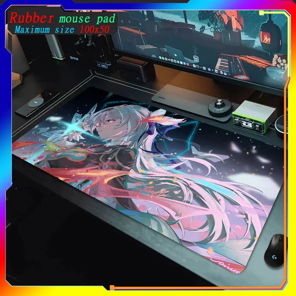 Impressão HD Desktop Gaming Mouse Pad, Honkai Star Rail Firefly, Jogos de Grande Escala, Grande Deak Mat, Presente para Meninos, OIverwatch