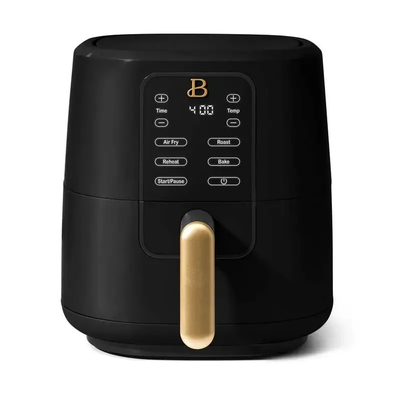 3 Qt Air Fryer with TurboCrisp Technology, Black Sesame by Drew Barrymore