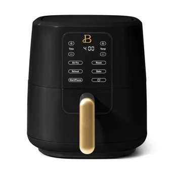 Image 3 Qt Air Fryer with TurboCrisp Technology, Black Sesame by Drew Barrymore