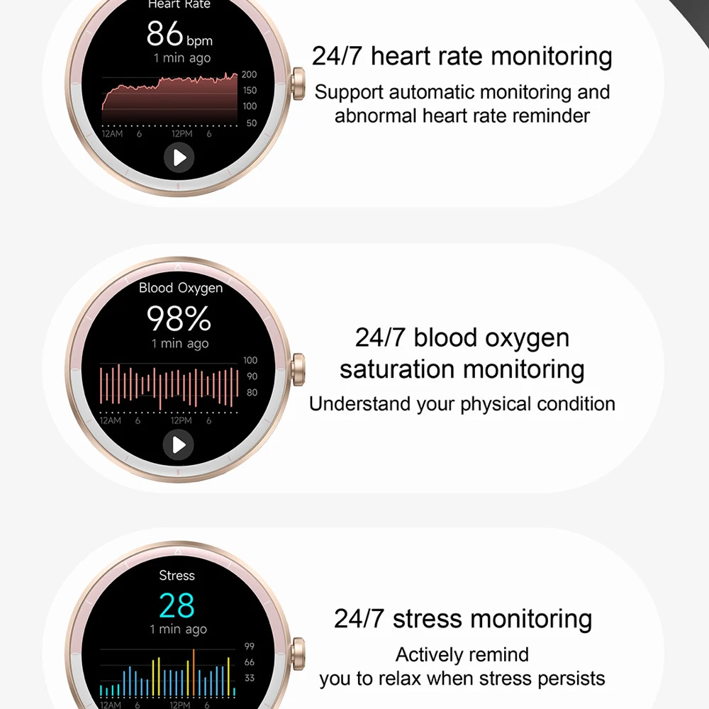 الرياضة اللياقة البدنية الساعات الذكية IP68 مقاوم للماء بلوتوث دعوة Smartwatch هدايا للنساء الرجال مراقب معدل ضربات القلب مساعد صوتي