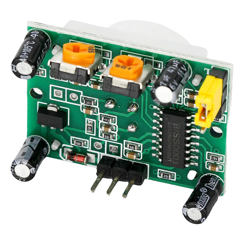 HC-SR501 dostosować piroelektryczny PIR na podczerwień ludzki moduł czujnika wykrywacz ruchu na podczerwień dla Arduino dla Raspberry Pi + etui