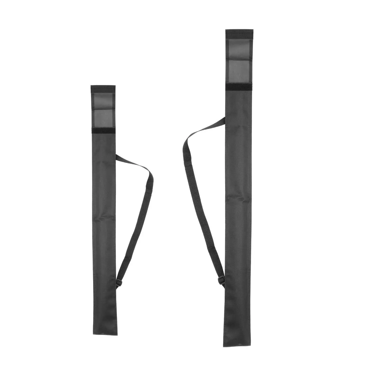 

1/2 Type Pool Cue Case Storage Portable Case Protector Black Lightweight