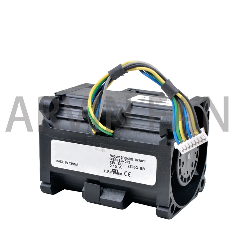 Q38683-002 R40W12BS4D8-0A011 asli baru DC12V 2.10A kipas pendingin untuk aliran udara server tinggi