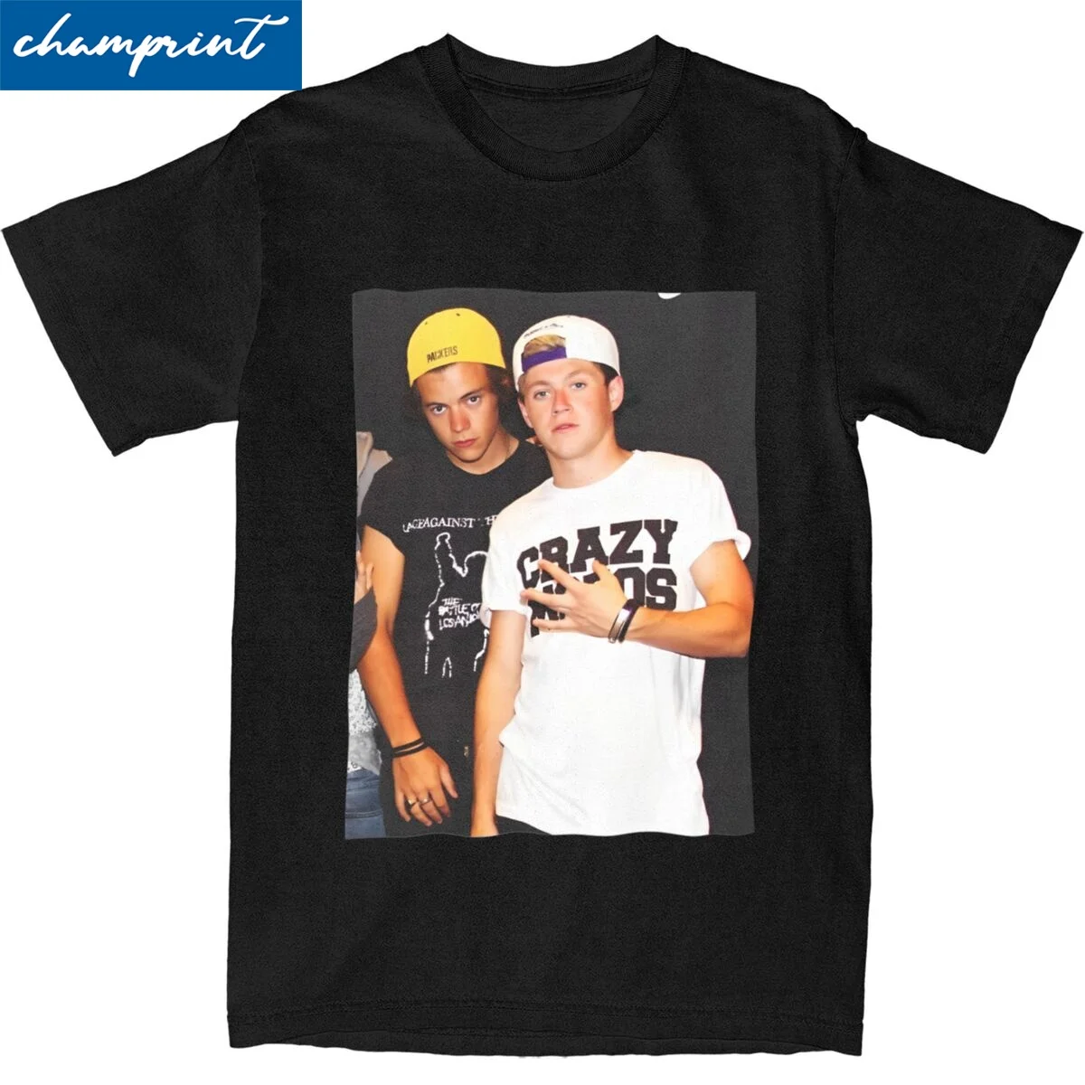 Retro Narry Frat Boy Era Niall Horan Tshirts Men Cotton Short Sleeve Round Neck TopsTops
