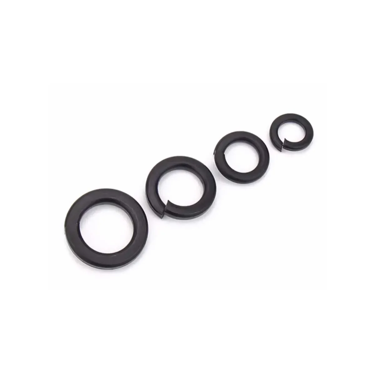 Rondelle Ressort Noire en Acier Inoxydable 304, Gb93