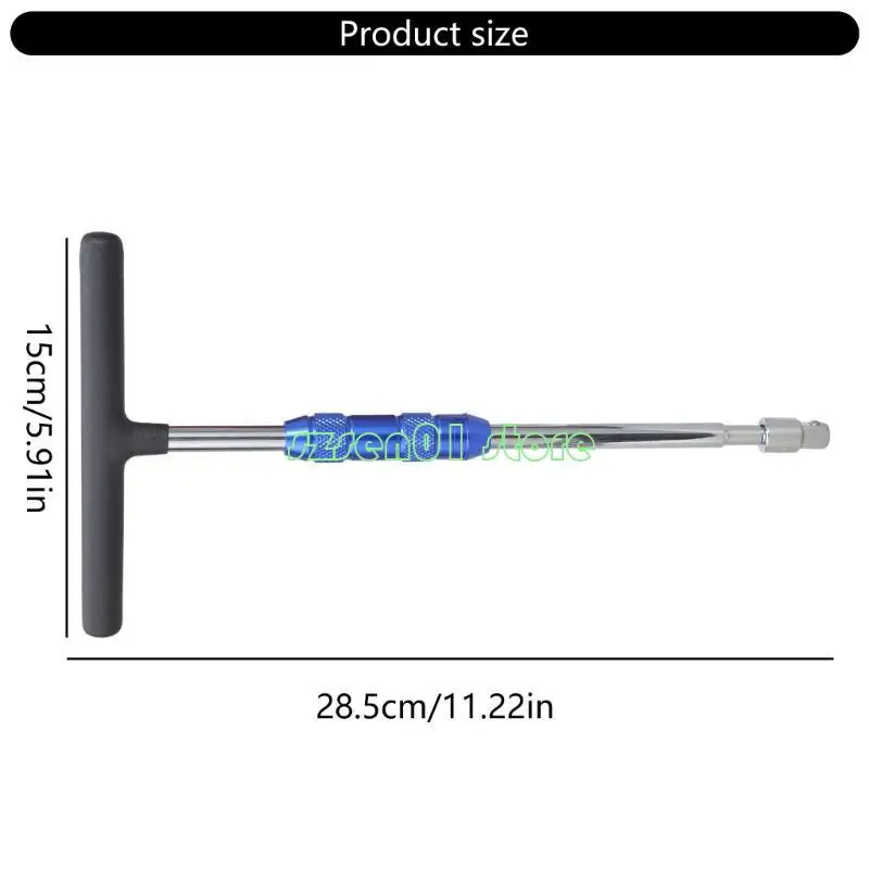 G32A T Handle chiave per presa esagonale con adattatore da 1/4 a 3/8 pollici per lo strumento motociclistico