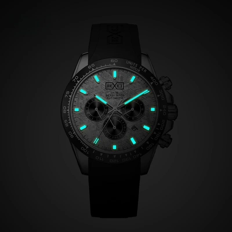 Business Multifunctional Men's Watch Automatic Mechanical Sapphire Man Watch Waterproof Luminous Fashion Watches