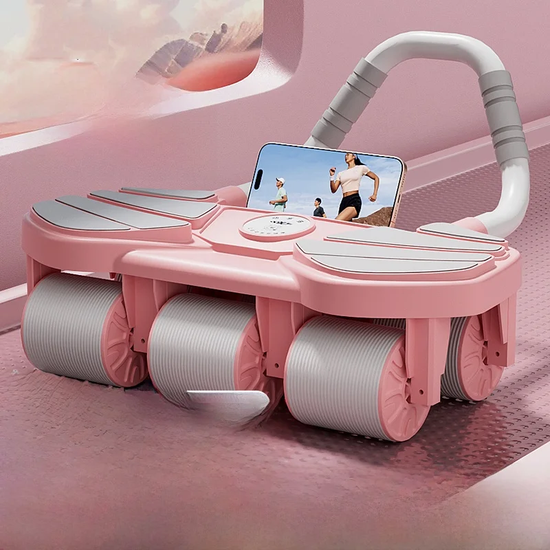 new-six-wheel-intelligent-abdominal-wheel-automatic-rebound-sports-core-strength-training-fitness-equipment-abdominal-exercise